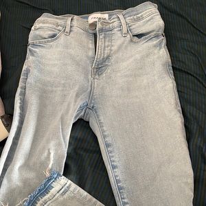 FRAME Le High Skinny Jeans size 25
